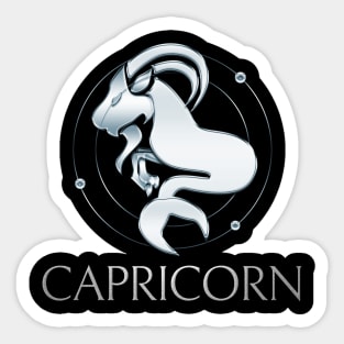 Capricorn Zodiac Sign Sticker